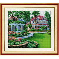 Картина з мозаїки Dream Art Сімейне гніздечко (повна зашивка, квадратне каміння) (DA-30217, Без підрамника)