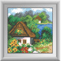 Алмазна вишивкаDream Art Весняний будиночок (квадратні камені, повна зашивка) (DA-30488, Без підрамника)