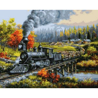 VP826 Картина за номерами Перевезення лісу Babylon