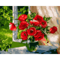 AS0003 Картина за номерами Розкішні маки ArtStory AS0003 Картина за номерами Розкішні маки ArtStory