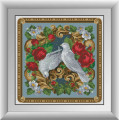 Алмазна живопис Dream Art Пара голубів (DA-30645, Без підрамника)