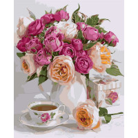 AS0357 Забарвлення за цифрами Чайний настрій ArtStory AS0357 Забарвлення за цифрами Чайний настрій ArtStory