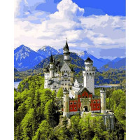 VP1095 Малюнок за цифрами Вид на замок Нойшванштайн Babylon VP1095 Малюнок за цифрами Вид на замок Нойшванштайн Babylon