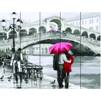 RA-AS0044 Картина за номерами по дереву Біля мосту Ріальто Rainbow Art