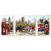 VPT045 Розмальовка для дорослих Триптих Чарівність Англії Babylon