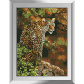 Картина із мозаїки Dream Art Погляд леопарда (DA-31242, Без підрамника)