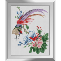 Картина алмазна вишивка Dream Art Павич у саду (DA-31317, Без підрамника)