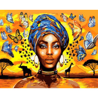 VP1339 Картина за номерами Чудова жінка Babylon