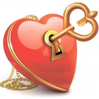 Алмазна вишивка ТМ Алмазна мозаїка Ключ від серця (UA-032, Без підрамника)