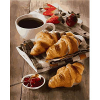 MR-Q2285 Розмальовки за номерами Ранок з кавою та круасанами Mariposa MR-Q2285 Розмальовки за номерами Ранок з кавою та круасанами Mariposa