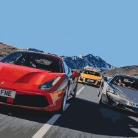 KNO2512 Картина за номерами Жага швидкості My Muse KNO2512 Картина за номерами Жага швидкості My Muse