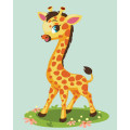 ASK053 Картина за номерами Жирафік ArtStory
