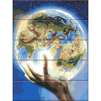 ASW209 Картина за номерами з дерева Все в твоїх рукахArtStory