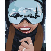 SR-B-VA-3708 Зображення за цифрами Зима в очкахStrateg