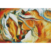Алмазна картина Dream Art Коні (48 х 60 см) (DA-31611, Без підрамника)