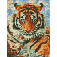 Набір алмазна мозаїка ColorArt Тигр (CLR-ST476, Без підрамника)