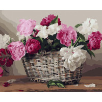 BK-GX45430 Картина за номерами Півонії у кошикуRainbow Art BK-GX45430 Картина за номерами Півонії у кошикуRainbow Art