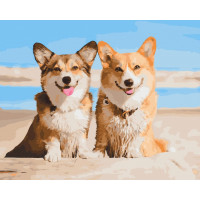 BK-GX45459 Картина за номерами Двоє товаришівRainbow Art BK-GX45459 Картина за номерами Двоє товаришівRainbow Art