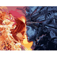 SR-DY218 Картини за номерами Кохання племенStrateg SR-DY218 Картини за номерами Кохання племенStrateg