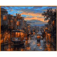 Уцінка NB487R Картина за номерами Останній трамвайBabylon Уцінка NB487R Картина за номерами Останній трамвайBabylon